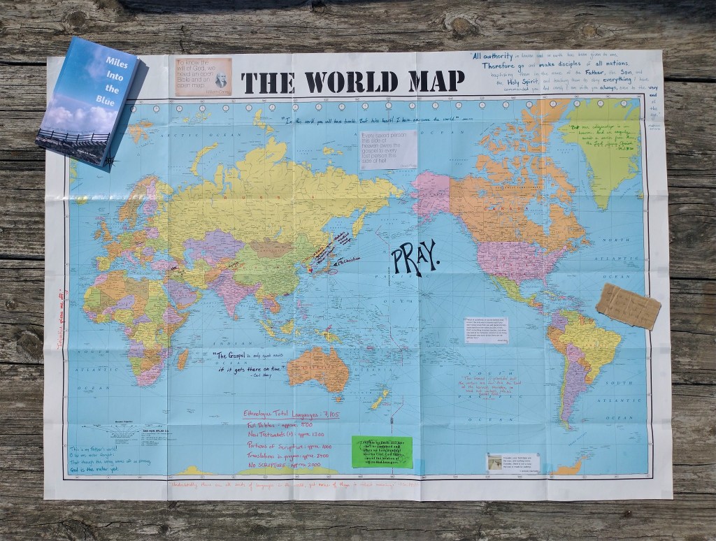 Picture of a world map